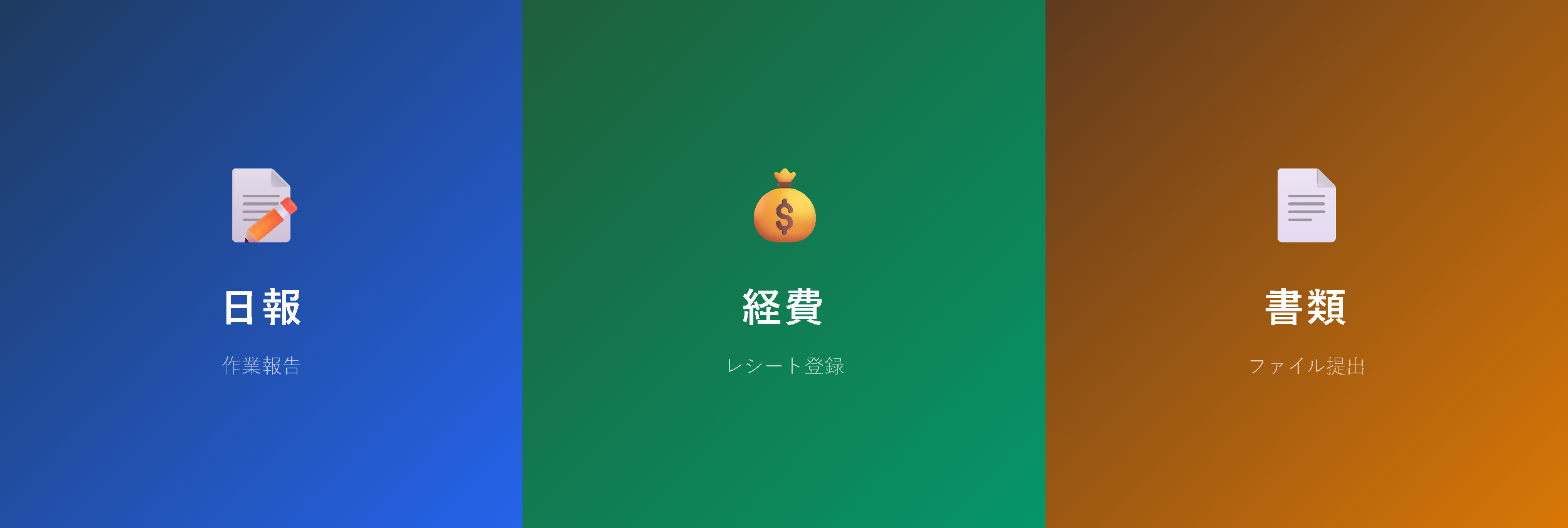 職人向けLINEメニューのサンプル画面